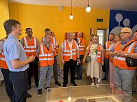 Участники региональной программы «Наши герои» познакомились с производственным процессом на швейной фабрике
