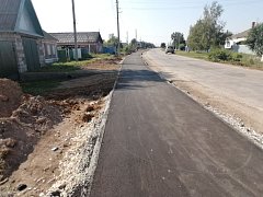 Улица Торговая преобразилась благодаря  новому тротуару