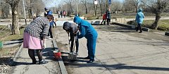 В Краснопартизанском районе прошел еще один субботник