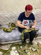 В Краснопартизанском районе продолжается работа по изготовлению маскировочных сетей