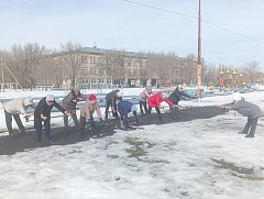 "Серебряные" волонтеры посвятили спортивное мероприятие Крымской весне
