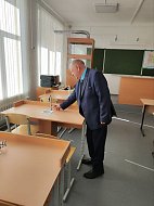 Глава района с рабочим визитом побывал в школе села Сулак