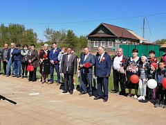 В Беленке открыт обелиск   «Воинам-победителям»  и Сквер Победы