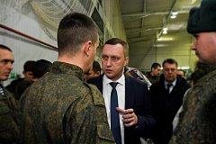 Продолжаются встречи Губернатора с мобилизационными бойцами 